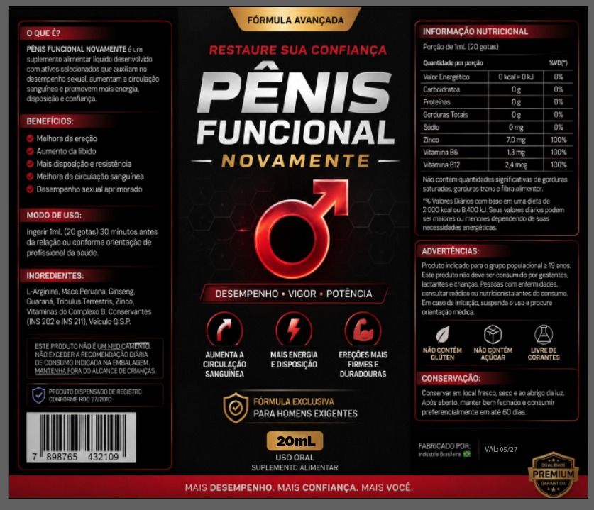 Pênis Funcional Novamente